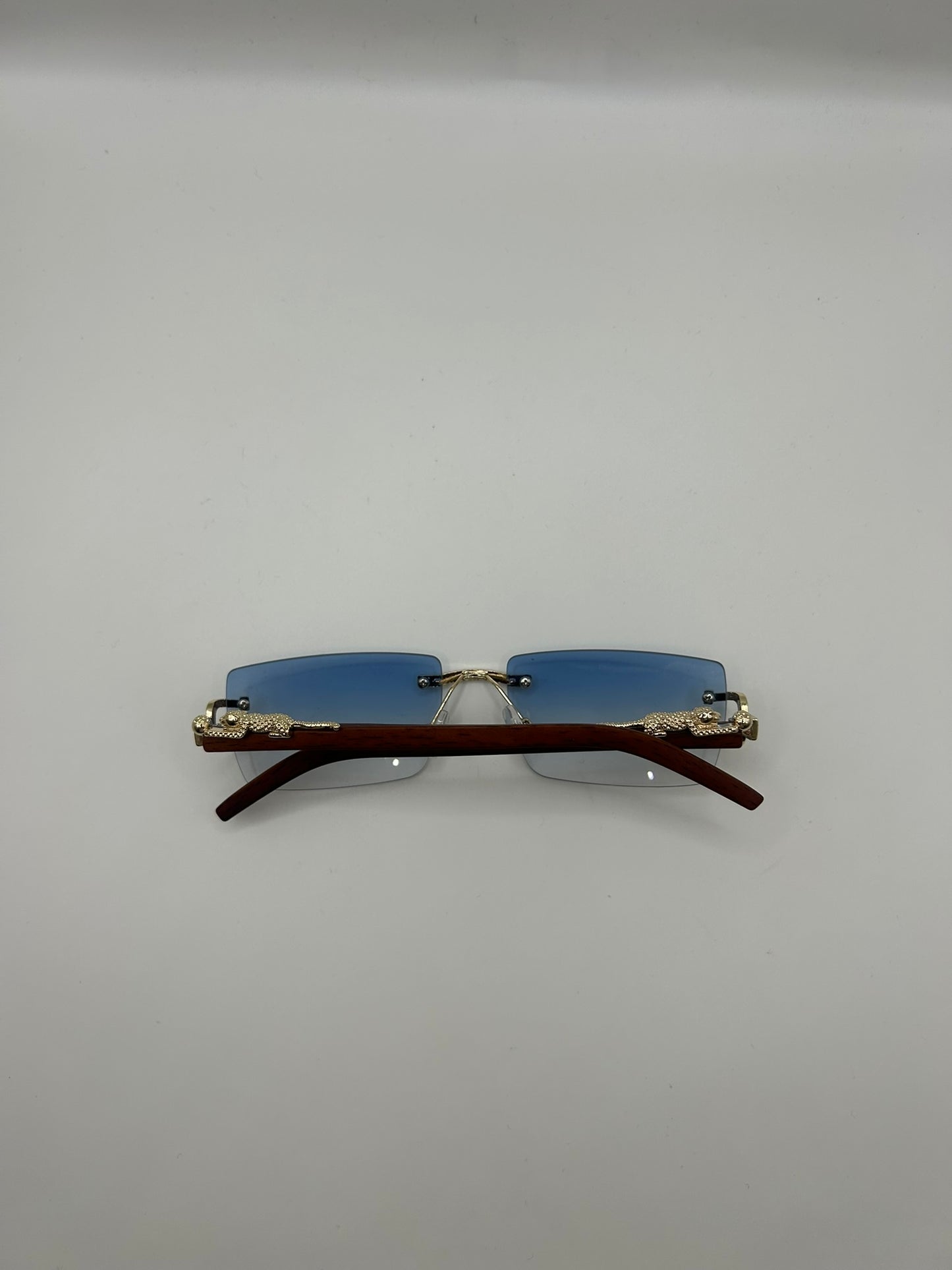 Occhiali VELUX CLASSIC WOOD – Rimless Gold | Made in Italy