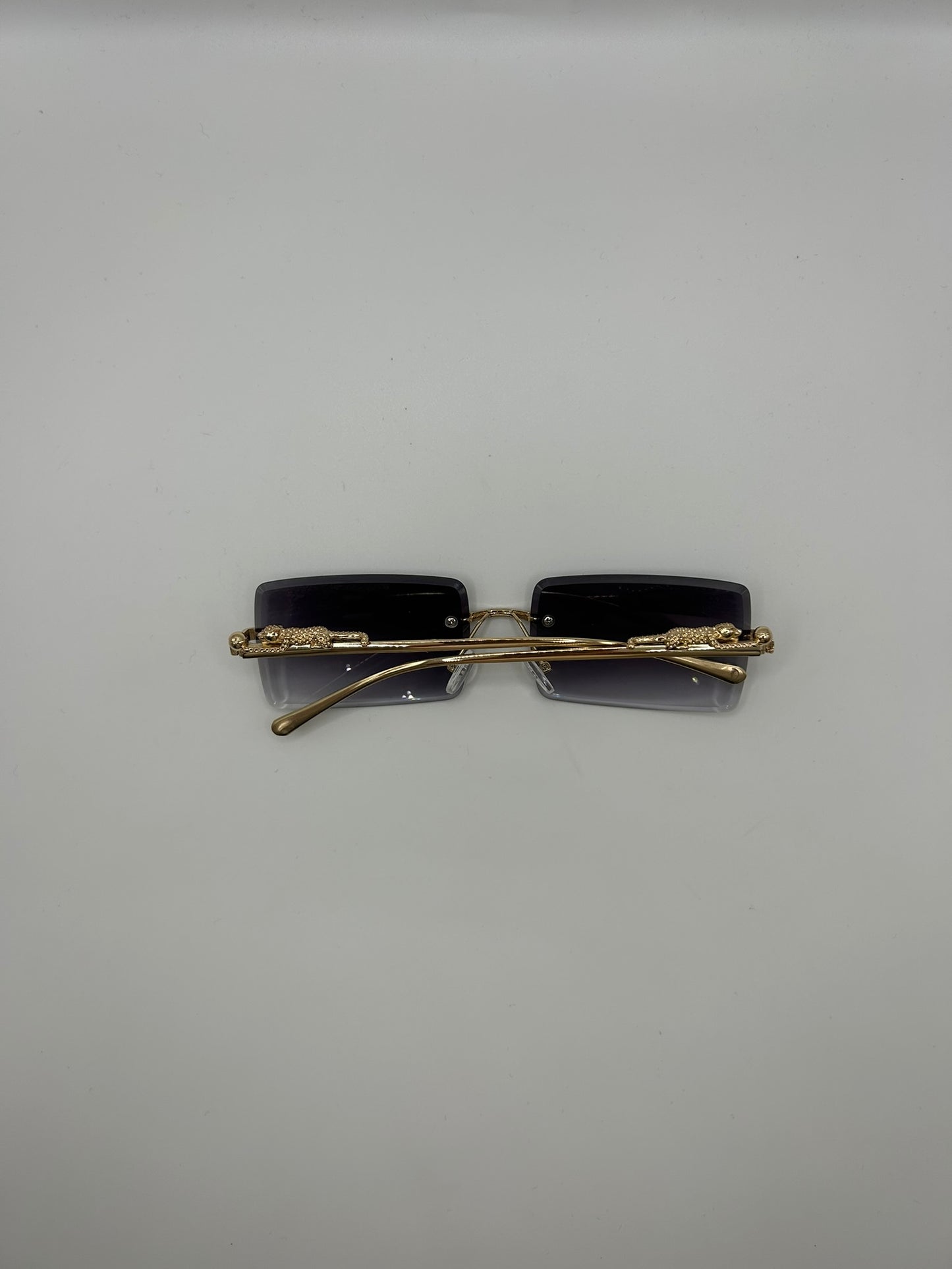 Occhiali VELUX CLASSIC BLACK – Rimless Gold | Made in Italy